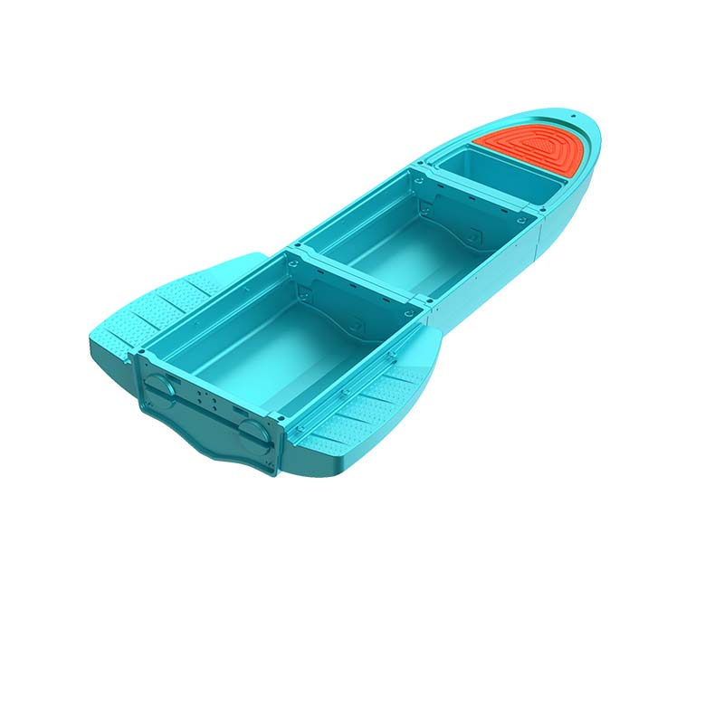 B1 Pontoon Boat ,  with Fish Tank for Hunting, Fishing, Rescuing and Touring (Grey)