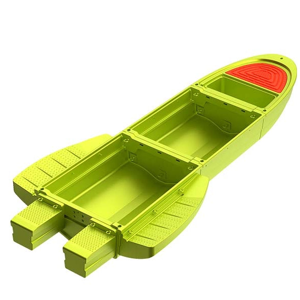 B1-GT Pontoon Boat ,  more stable(Green)