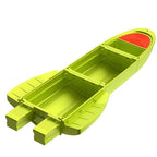 B1-GT Pontoon Boat ,  more stable(Green)