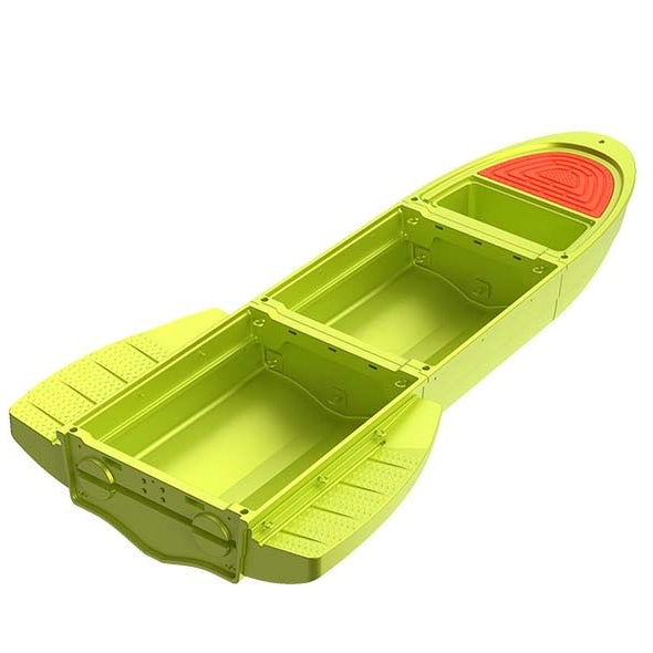 Pontoon Boat ,  with Fish Tank for Hunting, Fishing, Rescuing and Touring (B1 Blue)