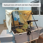 Three-sided sunshade canopy for the Artigree P1 folding boat（Beige）