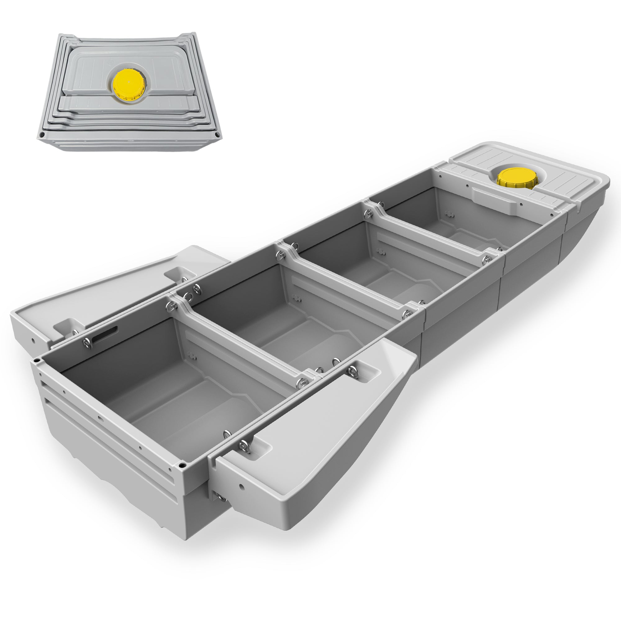 Artigree Fishing Boat, P1 Boat Fits in Sedan  (Air Grey)