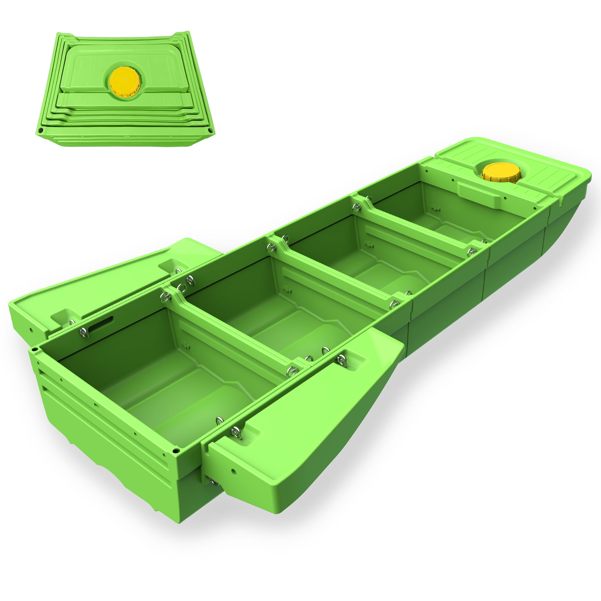 Artigree Fishing Boat, P1 Boat Fits in Sedan  (Air Green)