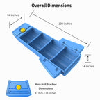 Artigree Fishing Boat, P1 Boat Fits in Sedan  (Air Blue)