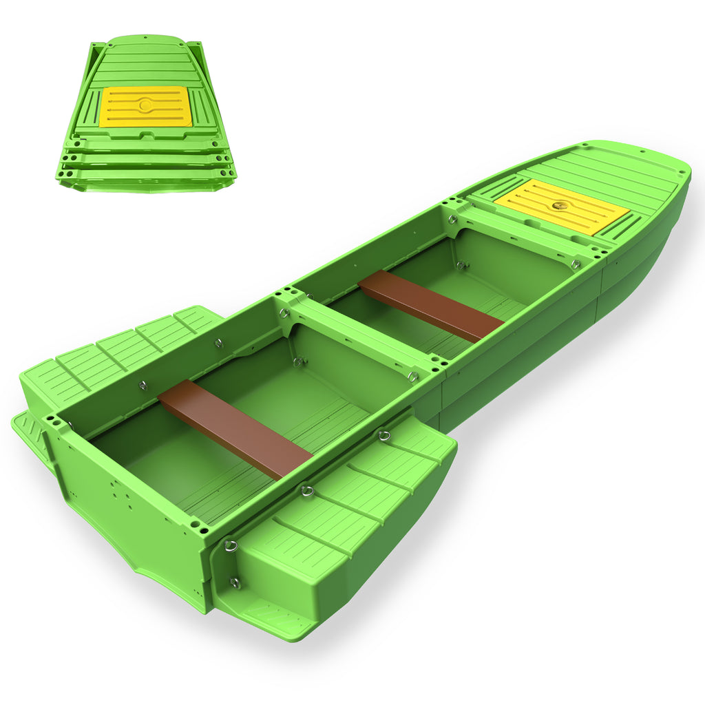 Artigree Fishing Boat, P1 Boat Fits in SUV Trunk  (Pro Green)