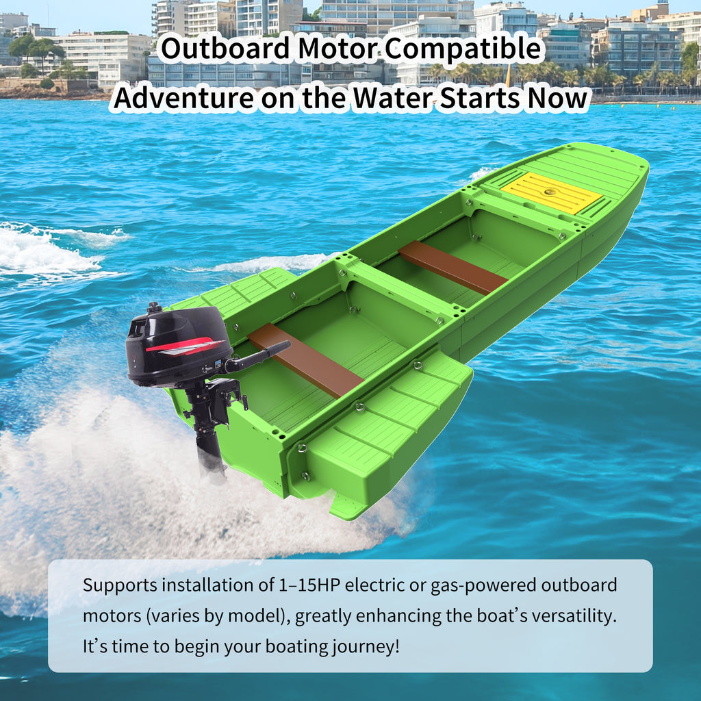 Artigree Fishing Boat, P1 Boat Fits in SUV Trunk  (Pro Green)