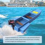 Artigree Fishing Boat, P1 Boat Fits in SUV Trunk  (Blue Grey)