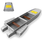 Artigree Fishing Boat, P1 Boat Fits in Suv (Pro Max Grey)