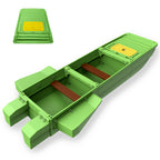 Artigree Fishing Boat, High-speed folding boat, Fits in Suv (Ultra Green)